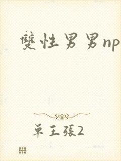 双性男男np文