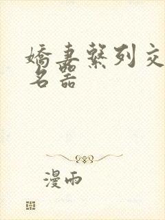 娇妻系列交换之名器