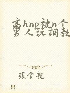 高hnp被n个男人玩调教