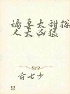 娇妻太甜总裁大人太凶猛