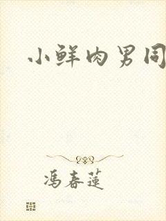 小鲜肉男同性封面