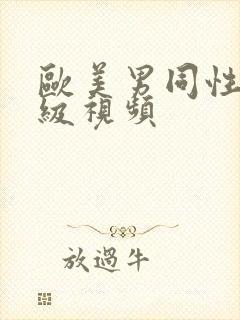 欧美男同性恋一级视频