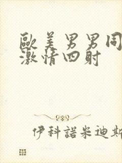 欧美男男同性恋激情四射封面