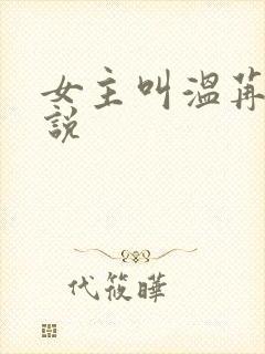 女主叫温苒的小说