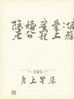 隐婚蜜爱:偏执老公宠上瘾下载