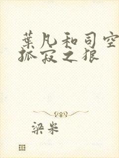 叶凡和司空嫣然孤寂之狼