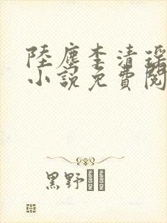 陆尘李清瑶主角小说免费阅读全文封面