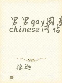 男男gay国产chinese网站