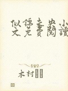 似锦未央小说全文免费阅读无弹窗