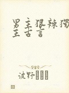 男主狠辣独宠女主古言