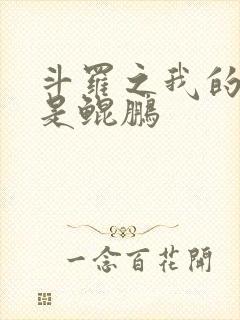 斗罗之我的武魂是鲲鹏