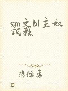 sm文bl主奴调教