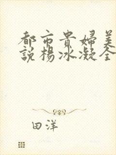 都市贵妇美腿小说杨冰凝全文阅读