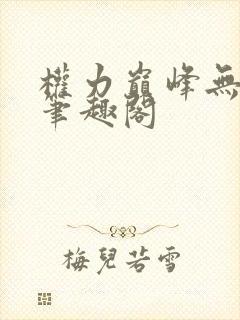 权力巅峰无弹窗笔趣阁封面