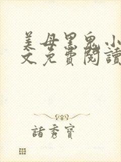 美母黑鬼小说全文免费阅读最新章节