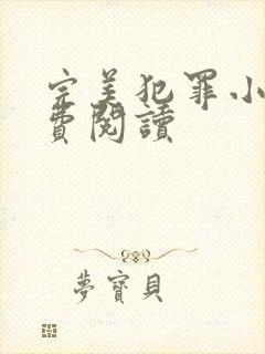 完美犯罪小说免费阅读