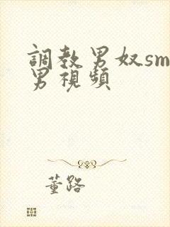 调教男奴sm男男视频