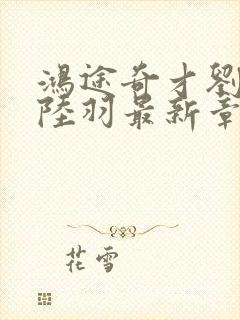 鸿途奇才刘云峰陆羽最新章节