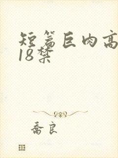 短篇巨肉高h文18禁封面