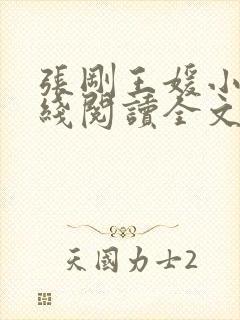 张刚王媛小说在线阅读全文封面