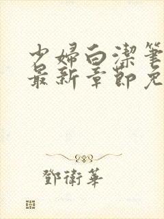 少妇白洁笔趣阁最新章节免费观看封面