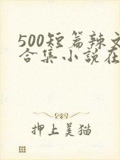 500短篇辣文合集小说在线阅读