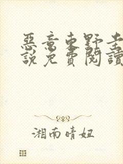 恶意东野圭谷小说免费阅读笔趣阁