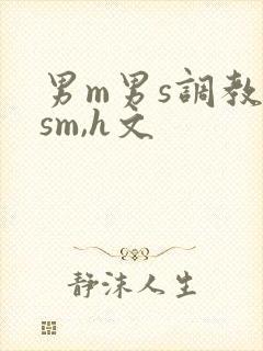 男m男s调教(sm,h文