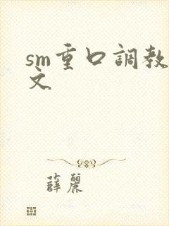 sm重口调教h文