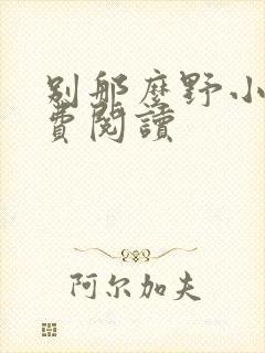 别那么野小说免费阅读