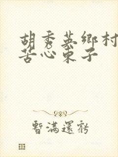 胡秀英乡村小说苦心东子封面