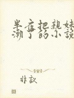 半夜把亲妹妹高潮了的小说