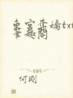 东宫夺娇txt笔趣阁