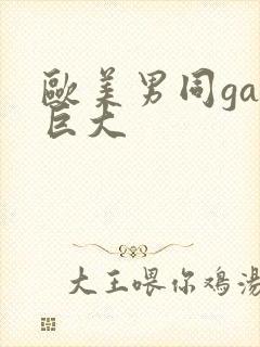 欧美男同gay巨大