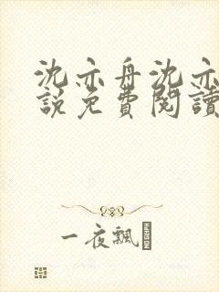 沈亦舟沈亦川小说免费阅读最新章节