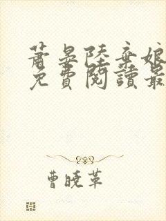 萧晏陆弃娘小说免费阅读最新章节