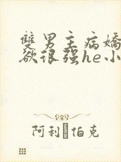 双男主病娇占有欲很强he小说封面