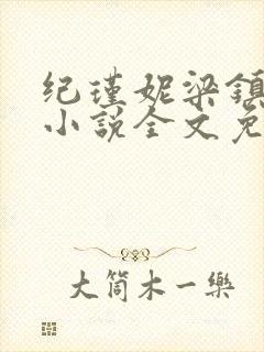 纪瑾妮梁镇谦的小说全文免费阅读