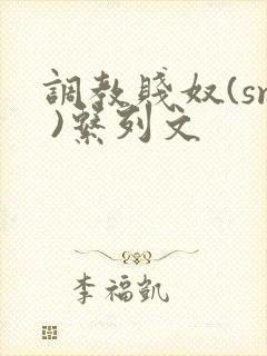 调教贱奴(sm )系列文封面