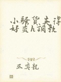 小骚货夹得真紧好爽h调教