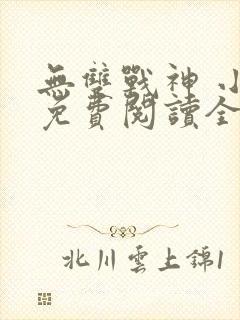 无双战神 小说免费阅读全文封面