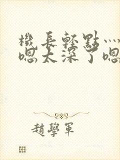 机长轻点灬太粗嗯太深了嗯视频