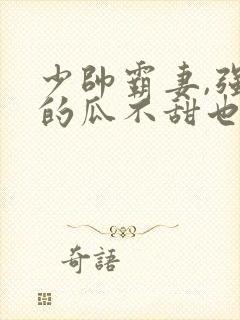 少帅霸妻,强扭的瓜不甜也得甜免费阅读封面