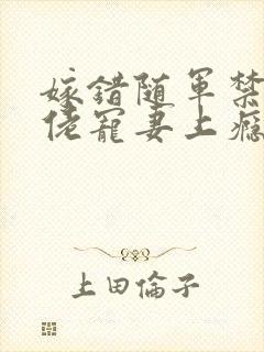 嫁错随军禁欲大佬宠妻上瘾免费阅读封面