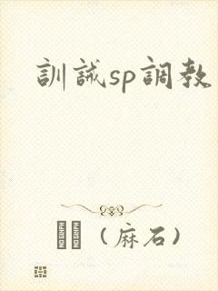 训诫sp调教文封面