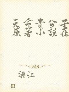 天命贵公子小说原著小说在线阅读