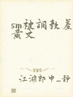 sm被调教羞辱黄文