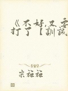 《不好,又要挨打了【训诫】》封面