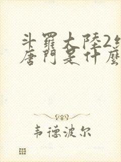 斗罗大陆2绝世唐门是什么时候出的