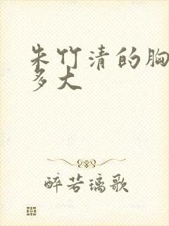 朱竹清的胸围有多大